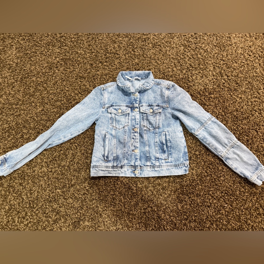 Light Blue Denim Jacket - Classic Jean Coat